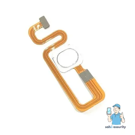 Fingerprint Sensor with Flex Cable for Oppo F7 White